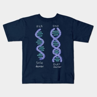 RNA DNA Dancers biology science joke Kids T-Shirt